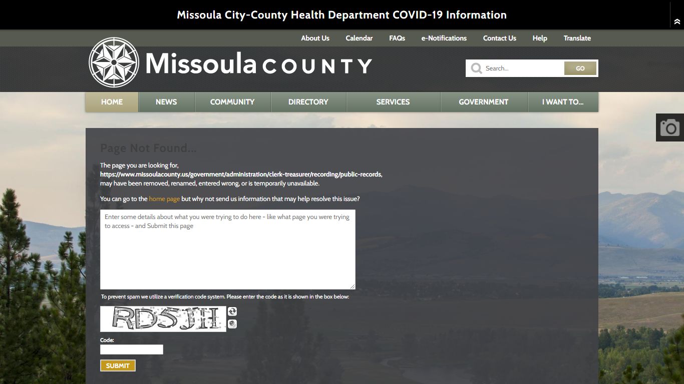 Clerk & Treasurer | Missoula County, MT